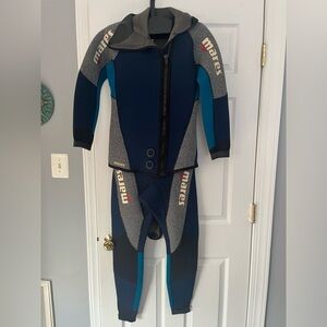 Mares Ergotek 3mm blue grey black heavy wet suit